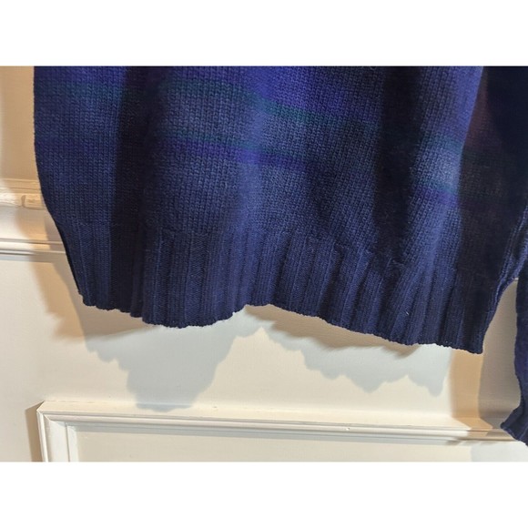 Men’s DIESEL Large Wool/Nylon Blend sweater Navy/Blue/ Purple/green stripe - Picture 7 of 15